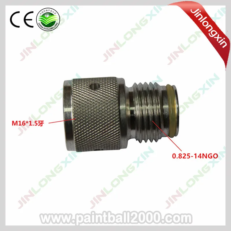 

SPUNKY 88g 3oz Co2 Cartridge Cylinder to Paintball Tank Thread Adapter