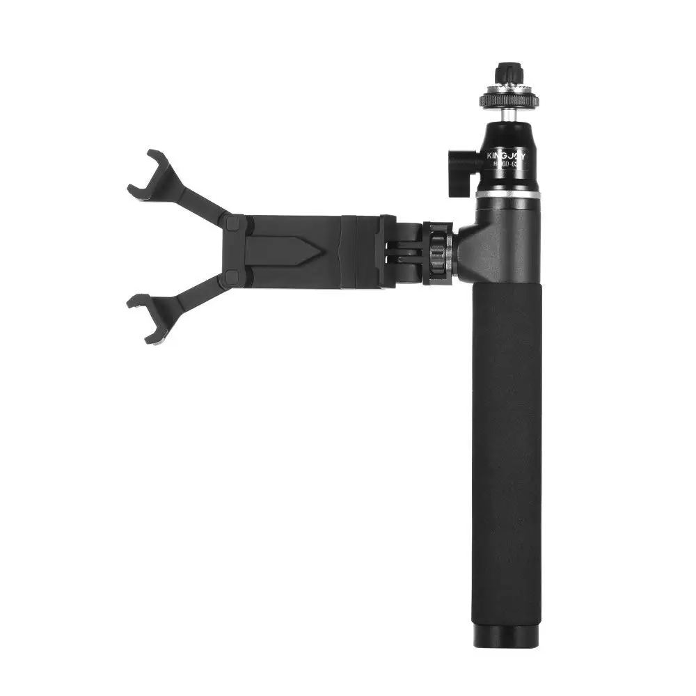 

KINGJOY Extendable Selfie Stick Extension Pole Rod Aluminum Alloy with 1/4 Screw for Gopro Hero5 4 3 3+ Action Camera + LC-22