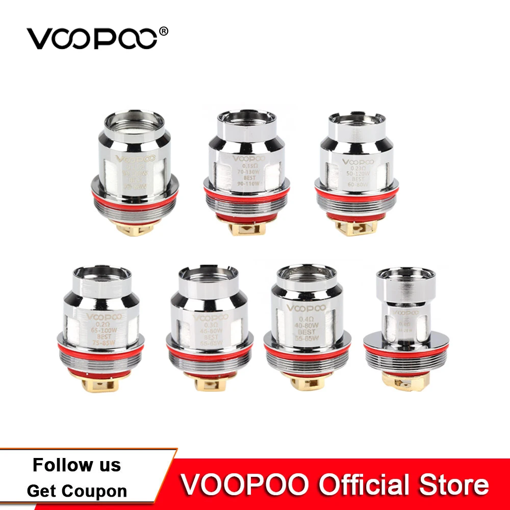 

10pcs/lot VOOPOO Uforce U2 U4 U6 U8 N1 N2 N3 P2 Replacement Coil For Voopoo Uforce Tank Uforce T1 Tank Voopoo Drag 2 Drag Mini