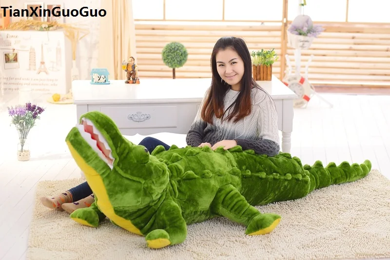 Мягкая плюшевая игрушка крокодил 220 см|birthday gift|plush toystoy soft |