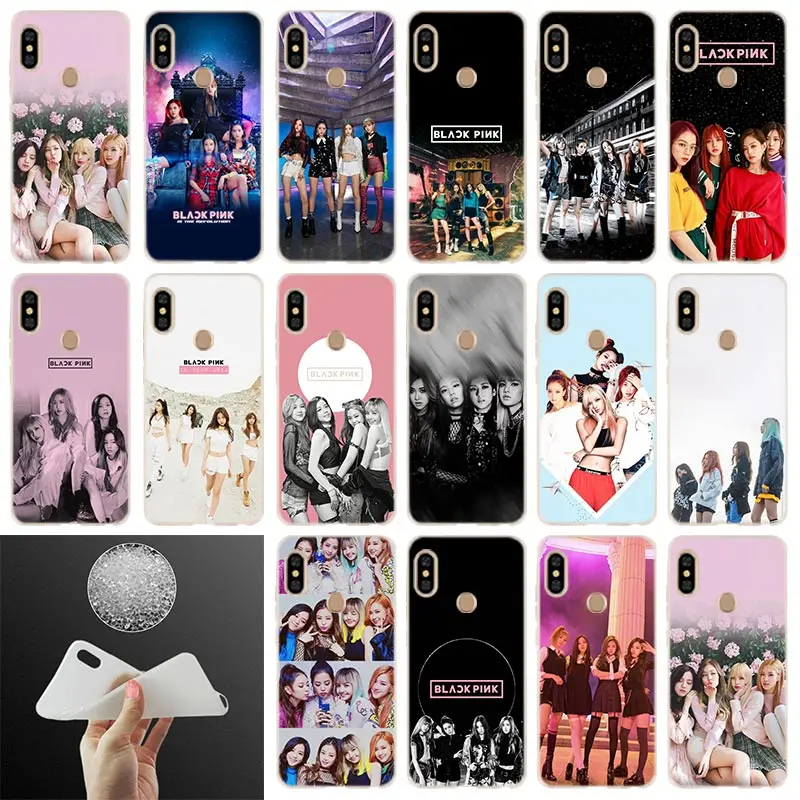 

Phone Case BLACK PINK kpop BLACKPINK For Xiaomi Redmi Note 7 6 5 4x redmi 7 6pro 6a s2 5a 4a 4x 5plus y3 Soft Cover Coque