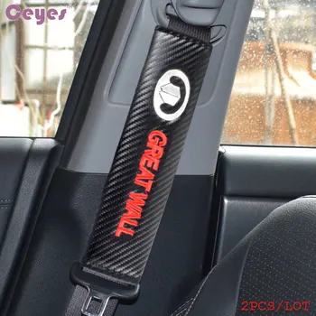 

Auto Seat Belt Cover Car-Styling Car Logo Emblems Badge Case For Great Wall Haval Hover H6 H3 H5 Carbon Accessories Car Styling