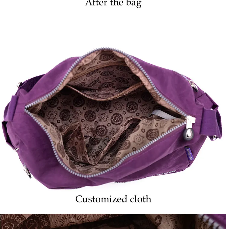 Модные женские сумки-мессенджеры для женщин, водонепроницаемые нейлоновые сумки, женские сумки через плечо, женские сумки через плечо