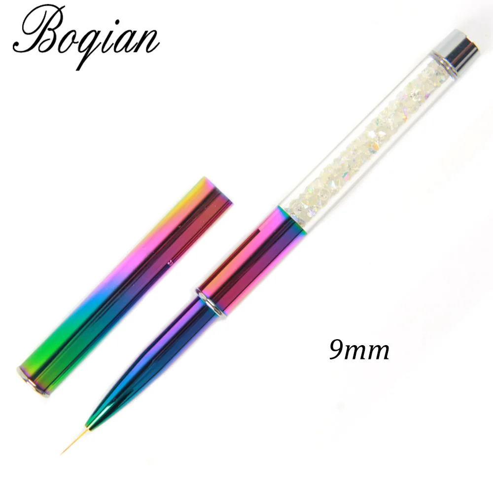 BQAN 5 мм/7 мм/9 мм цветная ручка для ногтей, кисть для нанесения кончиков для рисования вручную, инструменты для рисования, инструменты для маникюра, кисти для дизайна ногтей - Цвет: 9mm