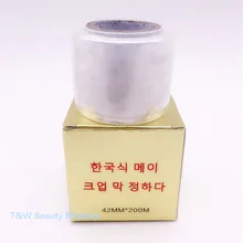 1 коробка Перманентный макияж татуировки пластиковые обертывания использовать для бровей или губ принадлежности для татуировки