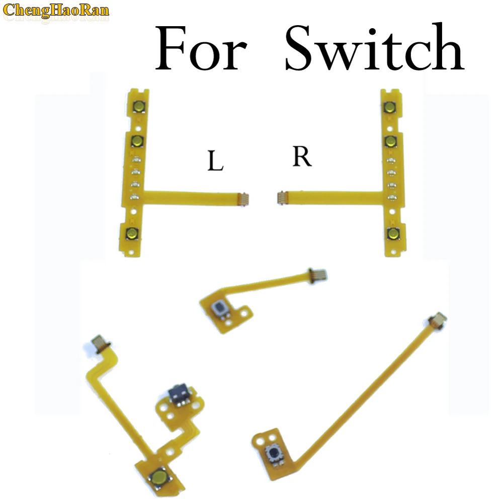 ChengHaoRan 1x запасная лента для Nintendo Switch Joy Con ZR ZL L SL SR гибкий кабель кнопка включения и