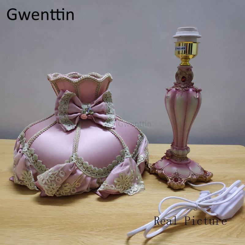 Candeeiros de Mesa Luminárias para o Quarto da Menina Princesa Moderna Suporte Cabeceira Lâmpada Mesa Casamento Decoração Casa Luminária Led 30 Cheap Luminárias de mesa