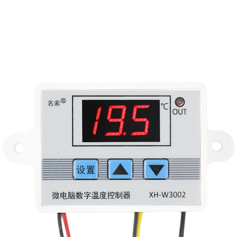 W3002 цифровой Светодиодный контроль температуры ler 10A термостат контроль переключатель зонд с датчиком 220 в 12 В 24 В с задержкой старта 40% скидка