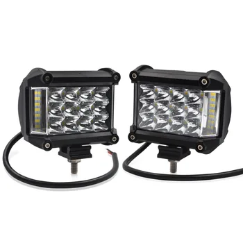 

Safego 2pcs 4 inch 57W Led Work Light Side Luminous Car Driving Lamp Offroad Light Bar Combo For 4x4 Trucks Offroad 12V led bar