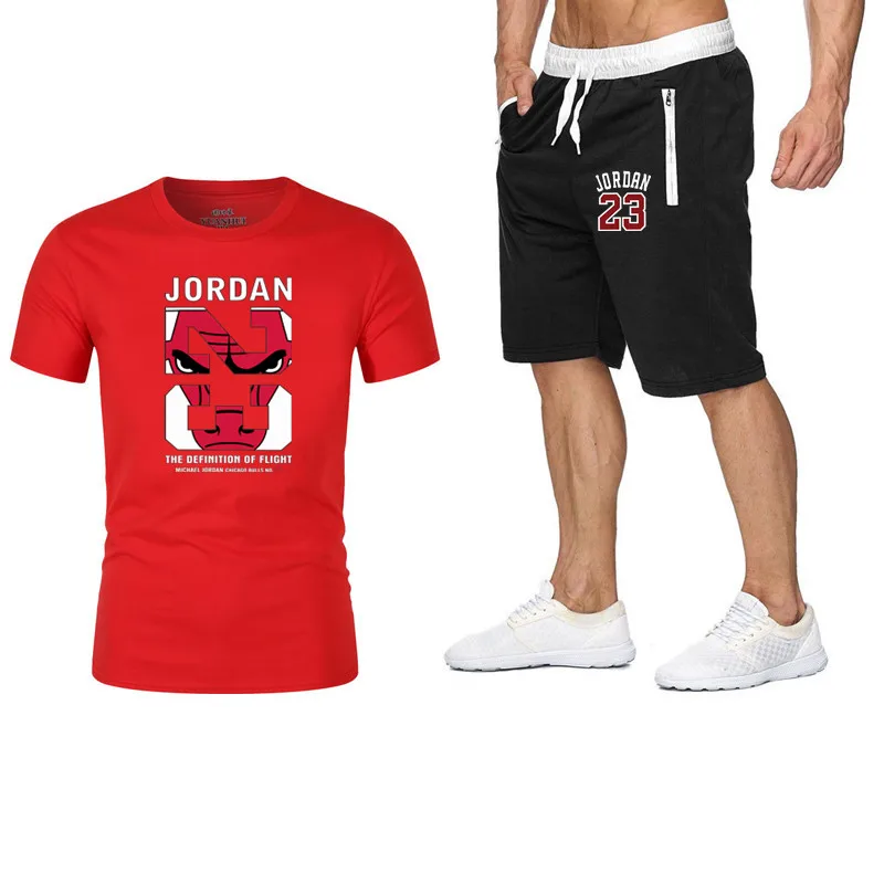 

YUANHUIJIA Very Nice Summer Print Shorts Pants T shirts Short Sleeve Casual Men