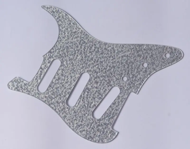KAISH для Stratocaster Серебряный Блестящий фотоэлемент Strat Pickguard крыла | Спорт и