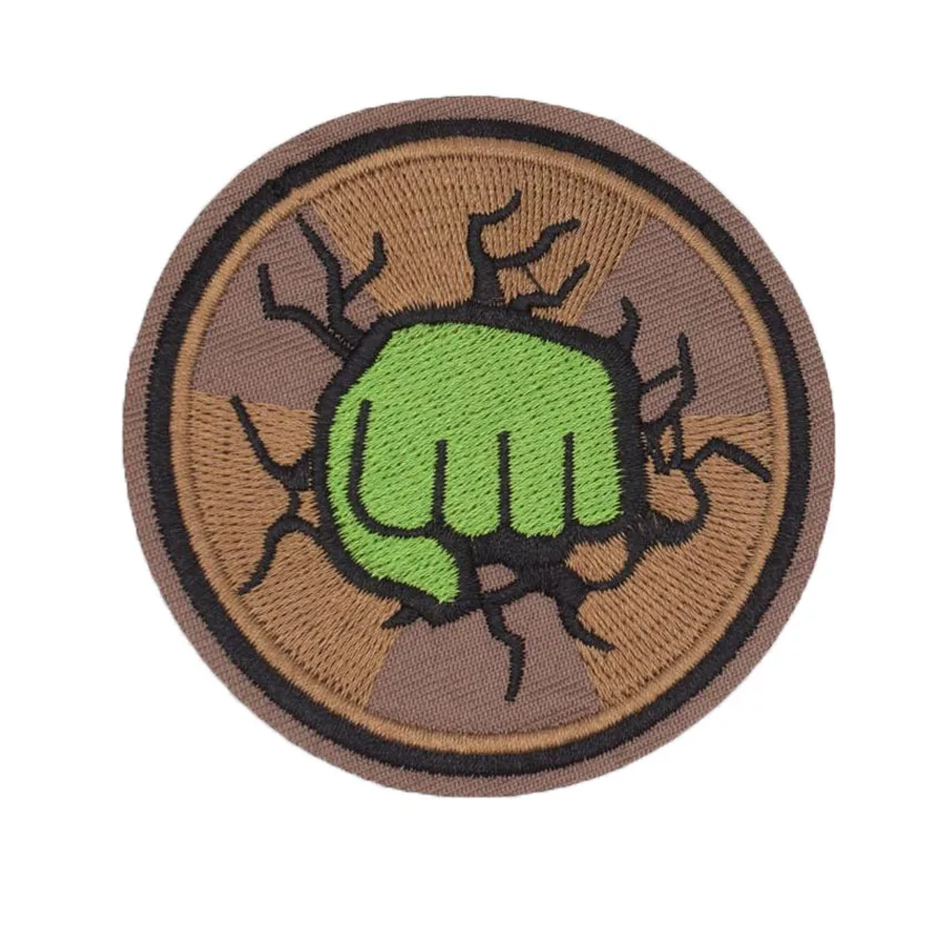 

Iron On Patches 1pcs Superhero Hulk Fist Green Hand Patches Clothes Patch For Clothing Stickers Garment Apparel Accessories