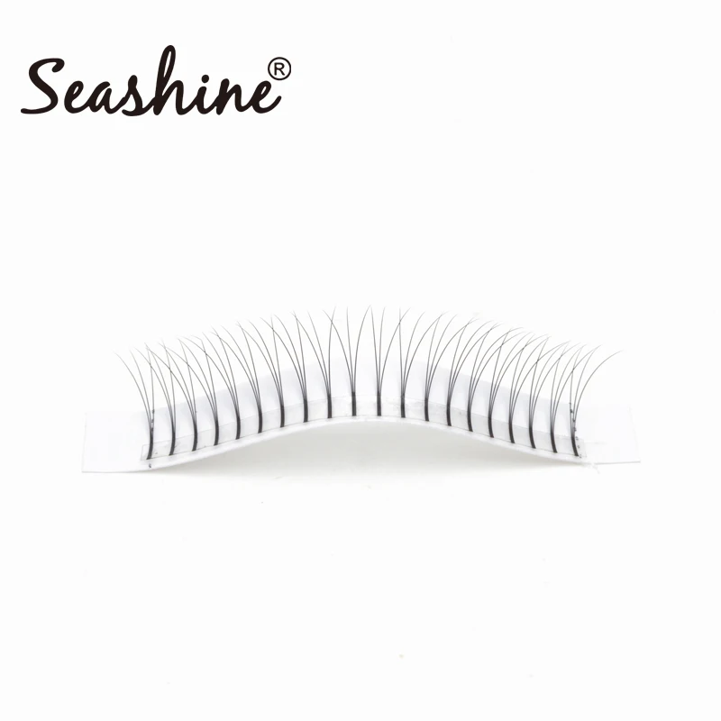 Murah Seashine C D Curl 3D W Lash Bulu Mata Palsu Individu Bulu Mata Ekstensi 14 9 MM Palsu Volume Bulu Mata Penggemar bulu Mata 0.07 0.05