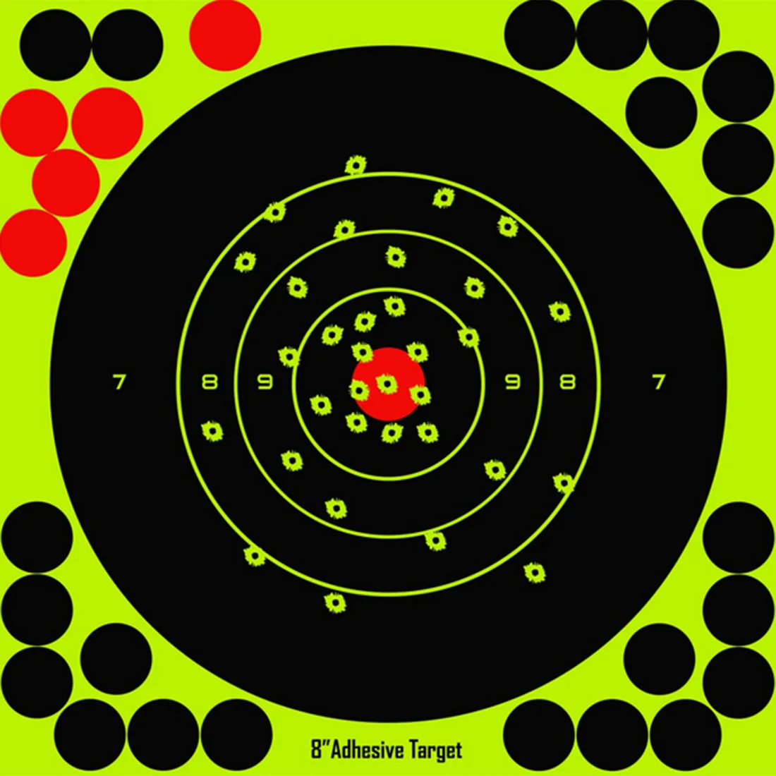 

Surwish 8 Inches Target Stickers PVC Target Sheet for CS Shooting or for Nerf/Airsoft Games
