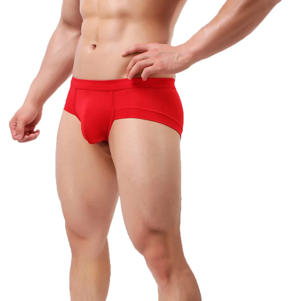 Модные нижнее белье, трусики сексуальные мужские боксеры, шорты, нижнее белье, высокое качество горячая Распродажа W708 - Цвет: Red