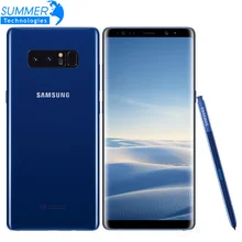 Original Unlocked Samsung Galaxy Note 8 Smartphone 6GB RAM 64GB ROM Dual Back Camera 12MP 6.3inch Octa Core 3300mAh Mobile Phone