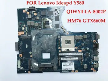 

Wholesale Brand New High quality for Lenovo Ideapad Y580 motherboard QIWY4 LA-8002P HM76 PGA989 DDR3 GTX660M 2GB Fully Tested