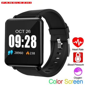 

1.44 inch color screen smart bracelet J10 heart rate blood pressure health monitoring Bluetooth step counter sports smart watch