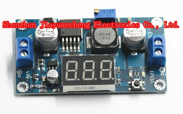 

DC-DC adjustable power supply module LM2596 voltage regulator modules with voltage meter display