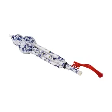 C-Key Hulusi Cucurbit флейта Бутылка Тыква китайский традиционный инструмент Смола Материал с китайским узлом чехол для переноски