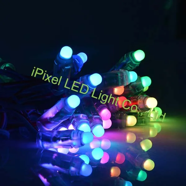 US $200.00 50pcsstring ws2811 12mm pixel flashing single light led chain light