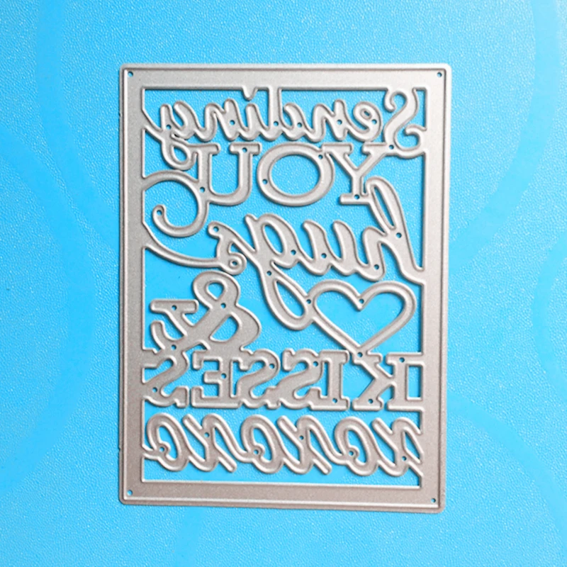 

YLCD787 Love Wards Metal Cutting Dies For Scrapbooking Stencils DIY Album Paper Cards Decoration Embossing Folder Die Cuts Tool