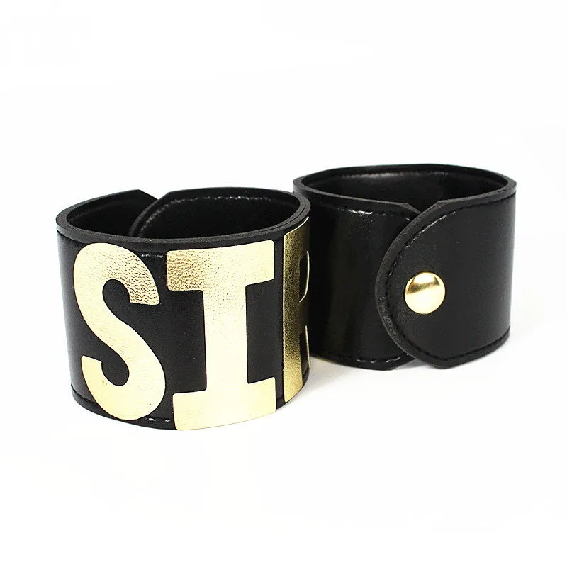 2016-Suicide-Squad-Harley-Quinn-Wristband-Yes-Sir-Halloween-Accessories-for-Men-Women-Foker-Cosplay-Costume (3)