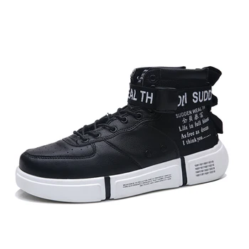 

Paradisebird New Fashion Men Shoes Popular High Top Male Sneekers Lightweight Lace Up Skateboarding Size 39-45
