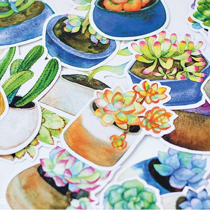 

30 pcs/pack Vintage luminous succulent Luminous Greeting Card Postcard Birthday Letter Envelope Gift Card Set Message Card