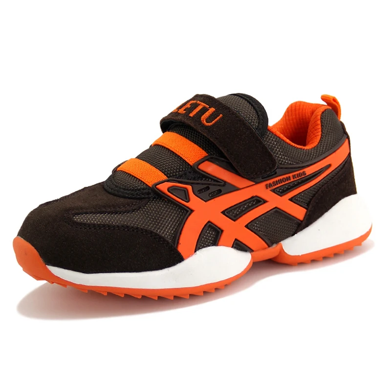 

2018 new spring and autumn children's sports shoes leather casual for boys and girls big virgin boots tide