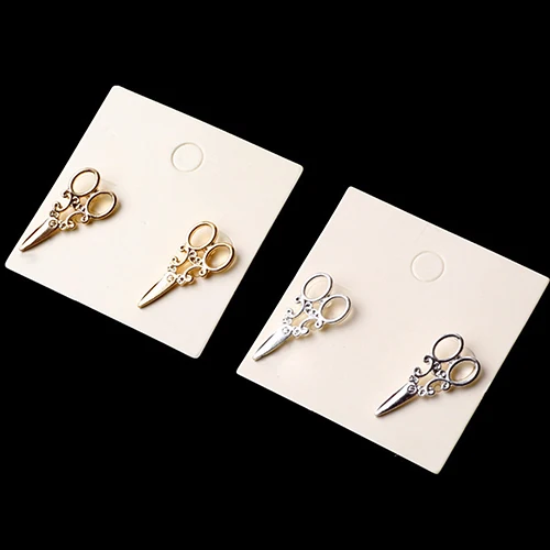 Unique Scissors Shape Design Punk Female Earring Girls Ear Stud Earrings for Women 2020 Brincos Fashion Jewelry Gift Wholesale
