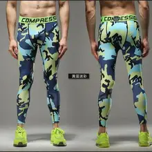 Мужские Бег Камуфляж сжатия Брюки для девочек Леггинсы для женщин База Слои Фитнес бег Мотобрюки Колготки для новорождённых Спорт Тренажерный зал носить камуфляж