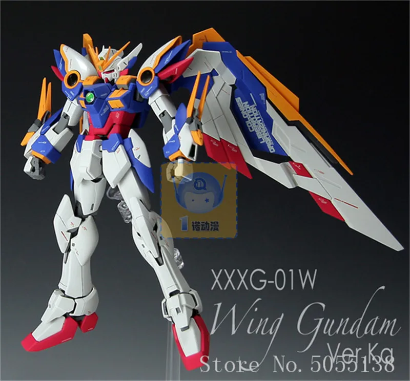 Bandai Gundam модель в наличии сборе 23714 мг 1/100 крыло Ver.Ka искусственная фигурка аниме