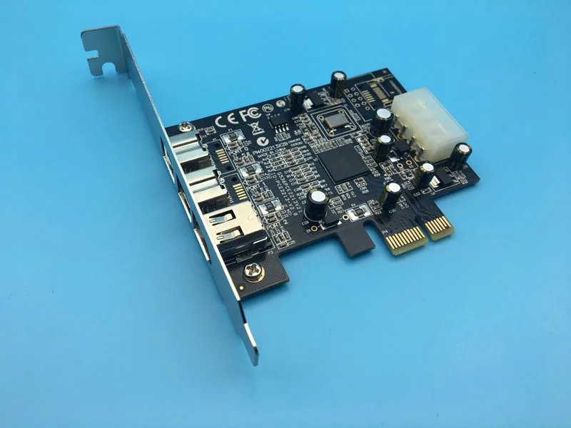 Высокое качество 2x 1394b + 1x 1394a порт Firewire PCI Express карта видеозахвата с кабелем|firewire