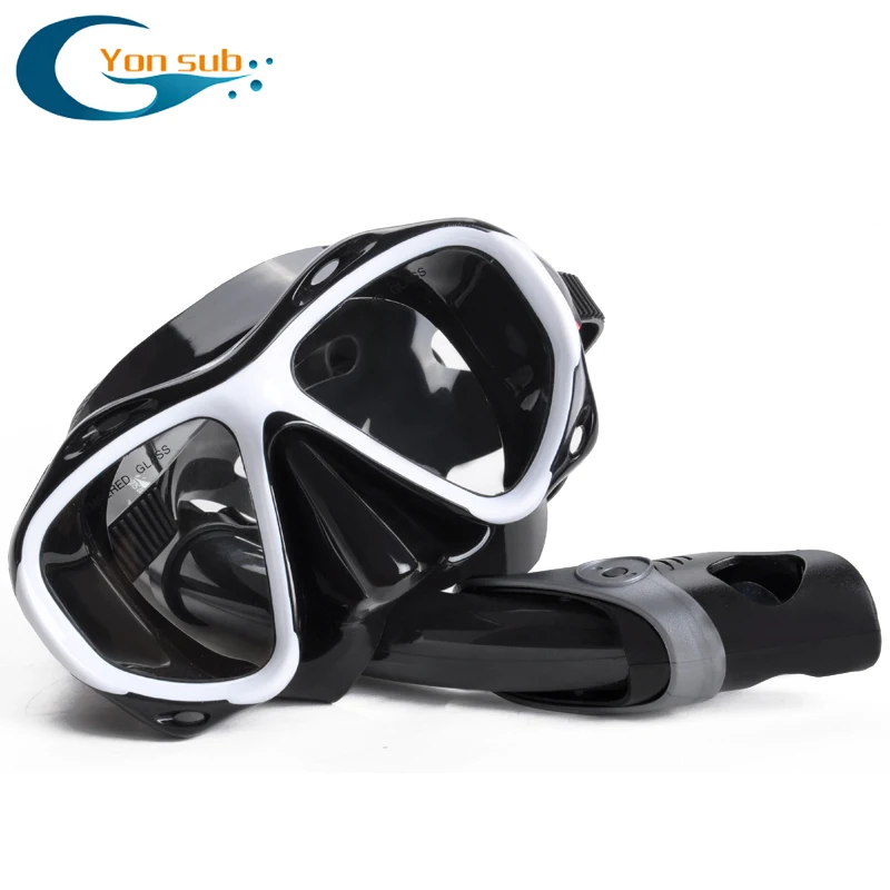 

Diving mask nearsighted myopia swimming goggle tempered glass short sighted nearsightedness -2.0 to -8.0 corrective lens