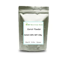 Чистый натуральный морковный порошок экологически чистые Овощные Порошок бета каротин сушеные