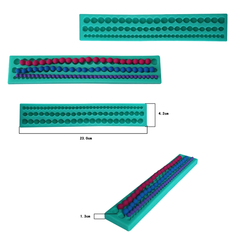 Силиконовая форма жемчужная полоса инструменты для выпечки тортов силиконовая сахарная форма для шоколадного фондана украшения выпечки инструменты для выпечки кухни