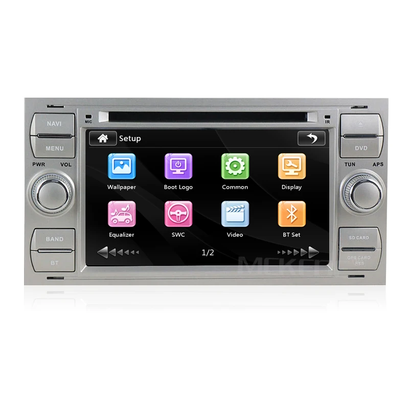 Top free shipping Car DVD Player For Ford/Mondeo/Focus/Transit/C-MAX With Quad Core Wifi GPS Navigation Radio FM+free 8G map 16