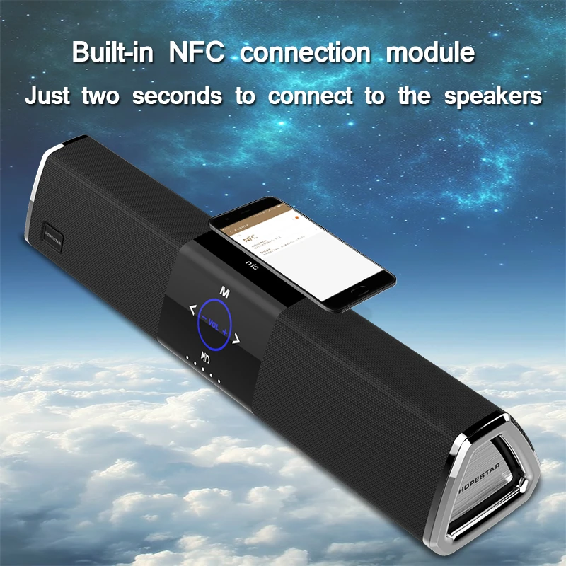 HOPESTAR A3 Bluetooth Speaker 20W tv soundbar Wireless Portable stereo Bass Subwoofer Home theater system Audio PC sound bar box