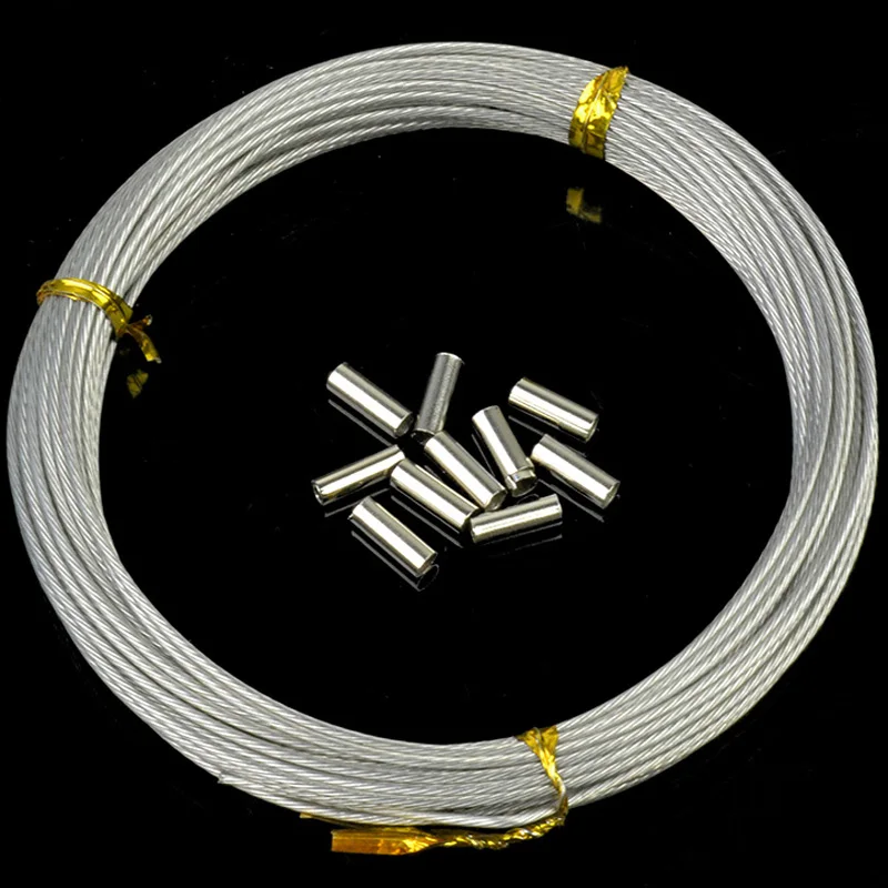 Fishing steel wire Fishing lines 10m max power 7 strands super soft wire lines Cover with