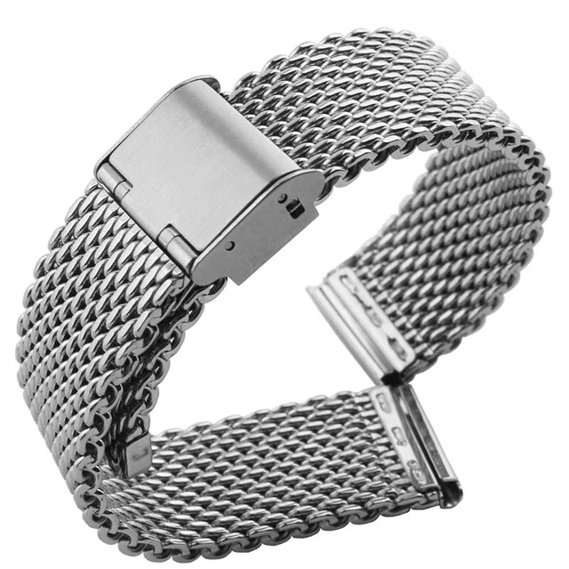 Free Shipping 18 Mm 24 Stainless Steel Wrist Watch Band Bracelet Free Shipping 18 Mm 24 Stainless Steel Wrist Watch Band Bracelet Strap Replacement For