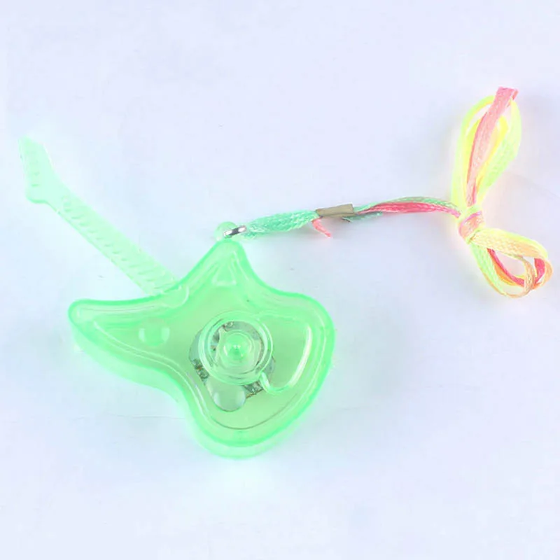 Мигающее ожерелье с гитарами Подвески Дети светящиеся фонарики ювелирные изделия подарок Светящиеся светодиодный товары для вечеринки, дня рожденья подарок игрушка приза