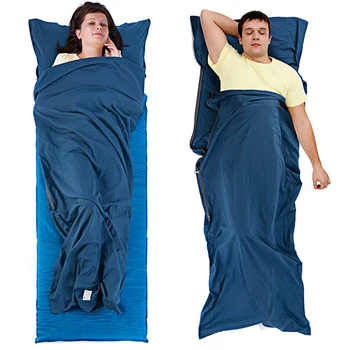

Naturehike Splicing Envelope Sleeping Bag Liner Cotton Ultralight Portable Outdoor Winter Camping Couple Sleep Bag NH15S012-D