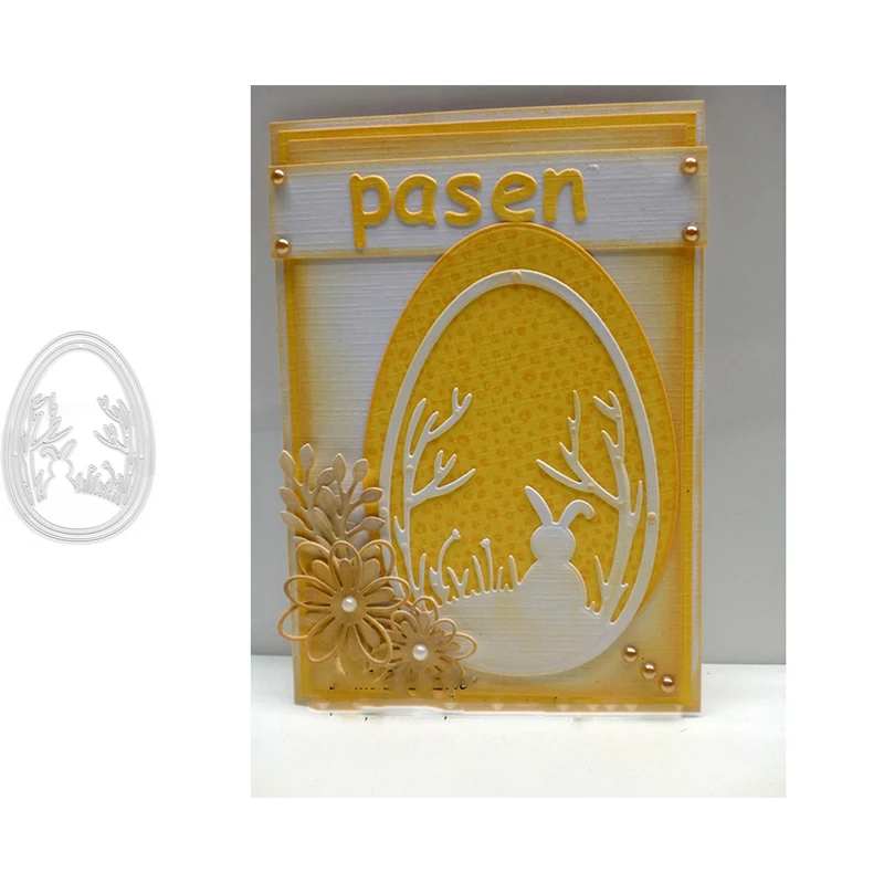 

Rabbit Background Animal Metal Cutting Dies for Scrapbooking Paper Craft Embossing Die Card Making Stencils New 2019