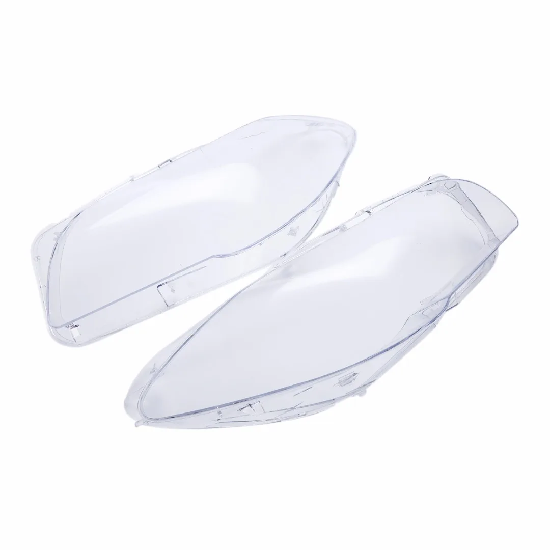 

Mayitr 1pair Headlight Lens Cover Front Left+Right Headlamp Clear Lens Shell For BMW F10 F18 2010-2015