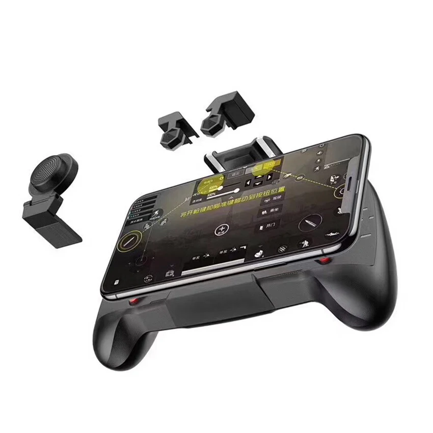  3in1 PUBG Controller Phone Gamepad Trigger Fire Button Aim Key Buttons Smartphone Mobile Games L1R1