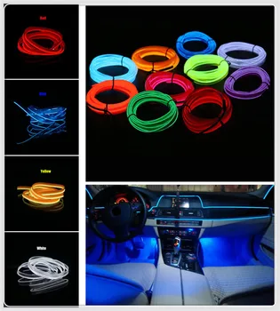 

3m car motorcycle 12V LED cold light neon line decorative strip for BMW all series 1 2 3 4 5 6 7 X E F-series E46 E90 F09