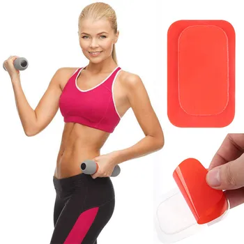 

Fitness Gear 2Pcs Gel Pads Stickers Fitness Full Body Massager Silicone Hydrogel Mat Replacement for Abdomen Muscle Training