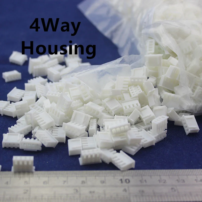 

Free Shipping 100 pcs 4Way 2.54mm Pitch Terminal Housing Connector XH-4p