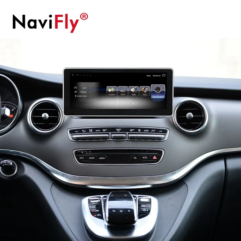 NaviFly 4G LTE 3g+ 32G Android 7,1 автомобильный мультимедийный плеер для Mercedes Benz V Class W447 V260- NTG 5,0 Авто gps стерео